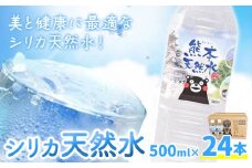 シリカ天然水 500ml×24本 《30日以内に出荷予定(土日祝除く)》
