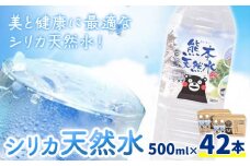 シリカ天然水 500ml×42本 《30日以内に出荷予定(土日祝除く)》