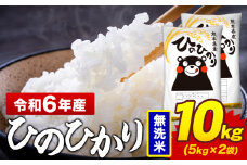 令和6年産 無洗米 米 ひのひかり 10kg《7-14日以内に出荷予定(土日祝除く)》熊本県 菊池市 国産 熊本県産 精米 無洗米 送料無料 ヒノヒカリ こめ お米 