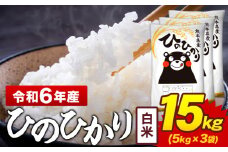 令和6年産 白米 米 ひのひかり 15kg《7-14日以内に出荷予定(土日祝除く)》熊本県 菊池市 国産 熊本県産 白米 精米 送料無料 ヒノヒカリ こめ お米 