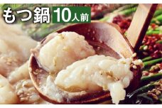 九州鍋グランプリ受賞 ぷりぷり もつ鍋 セット（10人前）《90日以内に出荷予定(土日祝除く)》菊池市産・熊本県産和牛使用