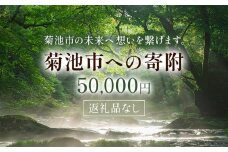 菊池市への寄附(返礼品はありません) 熊本県 菊池市 返礼品なし 50,000円