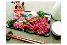 118-9 熊本県産馬刺しセット約400ｇ（中トロ200ｇ・霜降り200ｇ）　※タレ、生姜付