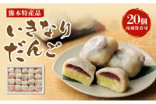 熊本特産品 いきなりだんご 20個 冷凍保存可