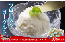 三ツ星受賞の牛乳を使用！<阿蘇ミルクアイスセット ヨーグルト10個>  ふるさとセット 130ml×10個 牧場アイスならではの濃厚さ♪ ミシュラン 受賞 阿蘇の牧場直送！ 牛乳 ASOMILK 手作り 阿部牧場 人気 搾りたて 新鮮 濃厚 贅沢 ご褒美 お取り寄せ スイーツ お菓子 冷凍 贈り物 ギフト 贈答用 お祝い お礼 御礼  誕生日 熊本県 阿蘇市 熊本