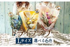 好きな色で選べる！阿蘇のドライフラワー（Lサイズ／全6色）【子】Lサイズ：ピンク系