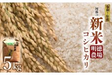 【予約】新米 コシヒカリ 令和7年産 令和7年 5kg 白米 明徳農場 減農薬 特別栽培米 米 お米 美味しい 寒暖差 湧き水 お取り寄せ 熊本県 阿蘇市