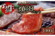 【GI認証】くまもとあか牛　焼肉用1000g  くまもとあか牛 あか牛 赤牛 牛肉 焼肉 BBQ 焼肉用 和牛 国産 焼くだけ 簡単 お取り寄せ 冷凍 お土産 ギフト 贈り物 贈答用 豪華 贅沢 ご褒美 お祝い 人気 おもてなし 晩ご飯 ディナー ごちそう ジューシー おうちごはん ふるさと納税 熊本県 阿蘇市