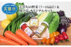 S047-001_天草旬の野菜(7～10品目)＆加工品 オリジナルセット