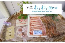 S059-001_天草わくわく便セット(冷凍車海老、魚のすり身、ロザリオポークなど)