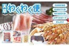 S059-001_天草わくわく便セット(冷凍車海老、魚のすり身、ロザリオポークなど)