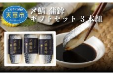 S078-002_〆鯖 蒲鉾 ギフトセット 3本組 かまぼこ