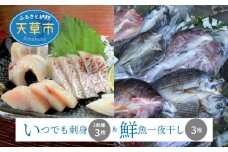S059-005_いつでも刺身 3魚種 3枚＆鮮魚一夜干し 3枚セット