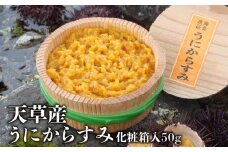 S002-008_天草産うにからすみ　化粧箱入　50g