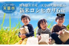 S108-003_〈令和7年産〉熊本県天草産　天草の大地の恵み　新米コシヒカリ6㎏