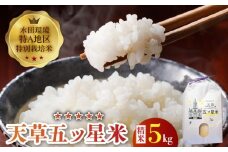 S061-009_令和7年産 特別栽培米 天草五ッ星米 精米 5kg