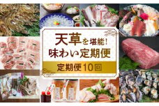 S999-T10_【定期便10回】天草を堪能！味わい定期
