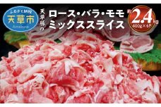 S001-029_天草豚のロース・バラ・モモ　ミックススライス