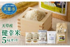 S067-018_【令和7年産】健幸米5kgセット(コシヒカリ・玄米めんなど)