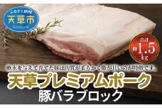 S058-024_天草プレミアムポーク 豚バラ ブロック 約1.5kg