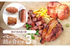 S141-007_豚のうまみ最大限のベーコン３種詰め合わせ【E２９】