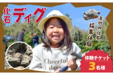 S174-003_化石ディグ利用券(3名様)