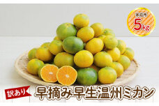 S040-025_【訳あり】早摘み早生温州ミカン 家庭用5kg