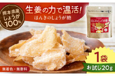 ほんきのしょうが糖 20g 【ジンジベル】合志市 熊本県 しょうが 生姜 しょうが糖 ジンジャー スライス 菓子 スイーツ贈り物 かわいい ギフト プレゼント 和菓子 砂糖 甘味 [AYAD004]