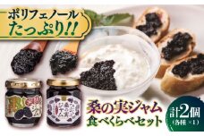 桑の実ジャム 食べくらべセット 2個入（発酵桑の実ジャム×1・桑の実ジャム×1） 【株式会社 峯樹木園】 [AYBM007]