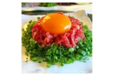 新鮮 馬刺し 赤身 ユッケ (線切り) 10個セット 約500g【株式会社 千興ファーム】馬刺し 馬肉 赤身 ユッケ セット 食べ比べ 熊本 [AYAF023]