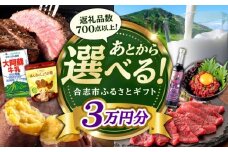 【あとから選べる！】合志市 ふるさとギフト 3万円分　【合志市役所】 [AYBZ007]