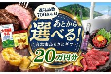 【あとから選べる！】合志市 ふるさとギフト 20万円分　【合志市役所】 [AYBZ013]