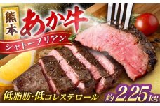 熊本 あか牛 ヒレ肉 希少部位 シャトーブリアン 約2.25kg (約150g×15枚) 【合同会社 たべたせいか】 [AYCB051]