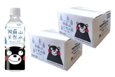 熊本 阿蘇山天然水 330ml × 24本 2ケース（計48本） 天然水 水 ミネラルウォーター 保存 2年 【丸富産業株式会社】 [AYDB004]