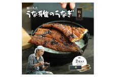 ヒロシのおすすめ!鰻の名店『うな雅』国産 手焼き 鰻＜特上＞かば焼き 2尾 350g～380g【1600553】