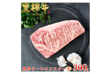 くまもと黒毛和牛 黒樺牛 A4～A5等級 牛肉肉厚サーロインステーキ 300g＜杉本本店＞美里町【1617225】