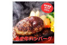 熊本県産　あか牛 ハンバーグ(150g×4個)　合計4個セット(美里町)【1555086】