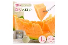 熊本県 美里町 「恋人メロン」 1玉(1.0～1.2kg) ＜上田農園＞【1624964】