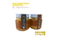 ＜数量限定＞熊本県 美里町 はちみつ 純蜜 240g×2個＜中蓮寺農園＞【1625008】