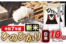 新米 令和7年産 白米 ひのひかり 10kg《9月下旬-11月上旬頃出荷》令和7年産 高レビュー 熊本県産 ふるさと納税 無洗米 白米 精米 ひの 米 こめ ふるさとのうぜい ヒノヒカリ コメ お米 おこめ