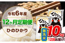 【12ヶ月定期便】令和6年産  定期便 無洗米 ひのひかり 10kg 《申込み翌月から発送》令和6年産 熊本県産 ふるさと納税 精米 ひの 米 こめ ふるさとのうぜい ヒノヒカリ コメ 熊本米 ひのもり