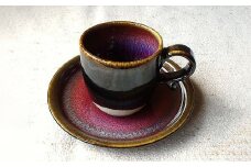 三池焼 コーヒーカップ&ソーサー