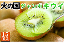 火の国ジャンボキウイ 15玉【大玉・完熟】 嬉しい大きさ