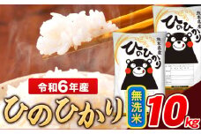 米 令和6年産 ひのひかり 無洗米 5kg 《7-14日以内に出荷予定(土日祝除く)》  5kg×2袋 熊本県産 米 精米 ひの 長洲町