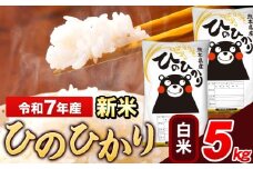 新米 米 令和7年産 ひのひかり 白米 5kg 《9月下旬-11月上旬頃出荷》 5kg×1袋 熊本県産 米 精米 ひの 長洲町