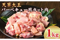 天草大王 バーベキュー用カット肉 《60日以内に出荷予定(土日祝除く)》 熊本県産 【幻の地鶏】あそ大王ファーム株式会社