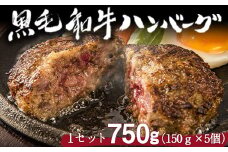黒毛和牛ハンバーグ 150g×5個《60日以内に出荷予定(土日祝除く)》ブランド牛 黒毛和種 有限会社トップルーフ