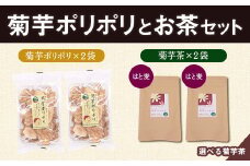 菊芋ポリポリと選べるお茶(15包入り)セット 2種より2袋 《30日以内に出荷予定(土日祝除く)》熊本県 大津町 菊芋茶 FSSC22000取得 はと麦 くわの葉 株式会社阿蘇自然の恵み総本舗