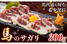 馬のサガリ 300g 桜屋 《30日以内に出荷予定(土日祝除く)》 馬刺し 馬肉 熊本県 大津町 肉 サガリ 送料無料 st-p