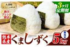 【3ヶ月定期便】無洗米 熊本県産 ブレンド米 くましずく 5kg 熊本県産 ふるさと納税 無洗米 精米 米 こめ ふるさとのうぜい コメ お米 おこめ《申込み翌月から発送》